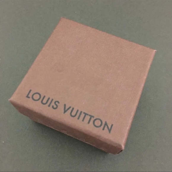 AUTH Louis Vuitton 2 Piece Set LV Logo Rhinestone Hair Cube Accessories - Picture 8 of 8